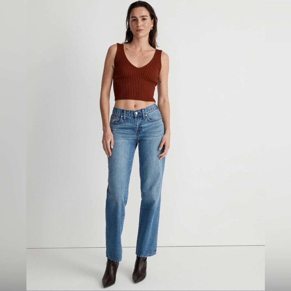 Madewell Ribbed Knit V Tank